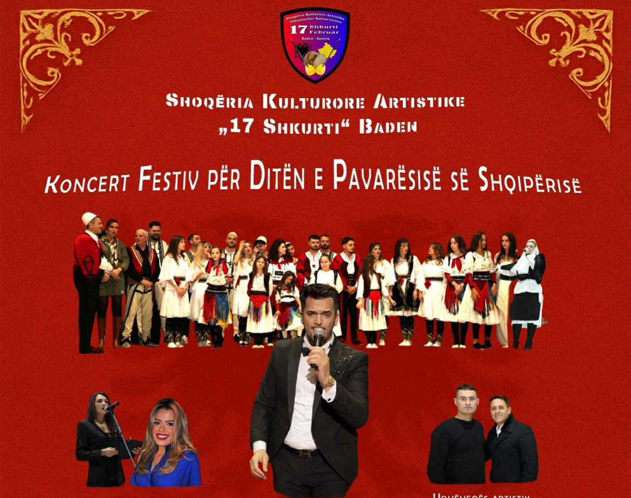 Koncert festiv për ditën e Pavarësisë së Shqipërisë në Baden të Austrisë