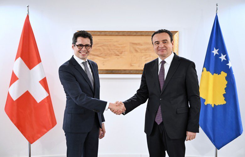 Kurti  Zvicra është një nga partnerët më çmuar të Kosovës