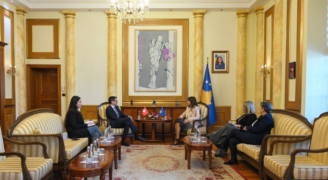 Haxhiu priti ambasadorin zviceran Sprecher  theksohet forcimi i bashkëpunimit Kosovë Zvicër