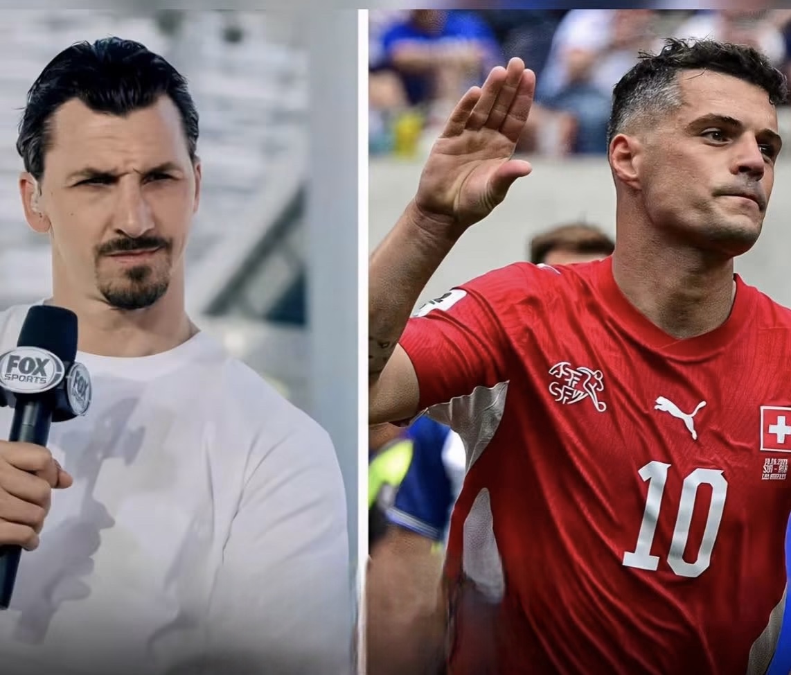 Zlatan Ibrahimovic kritikon Granit Xhakën  Duhej t ia linte penalltinë talentit të ri për hat trick