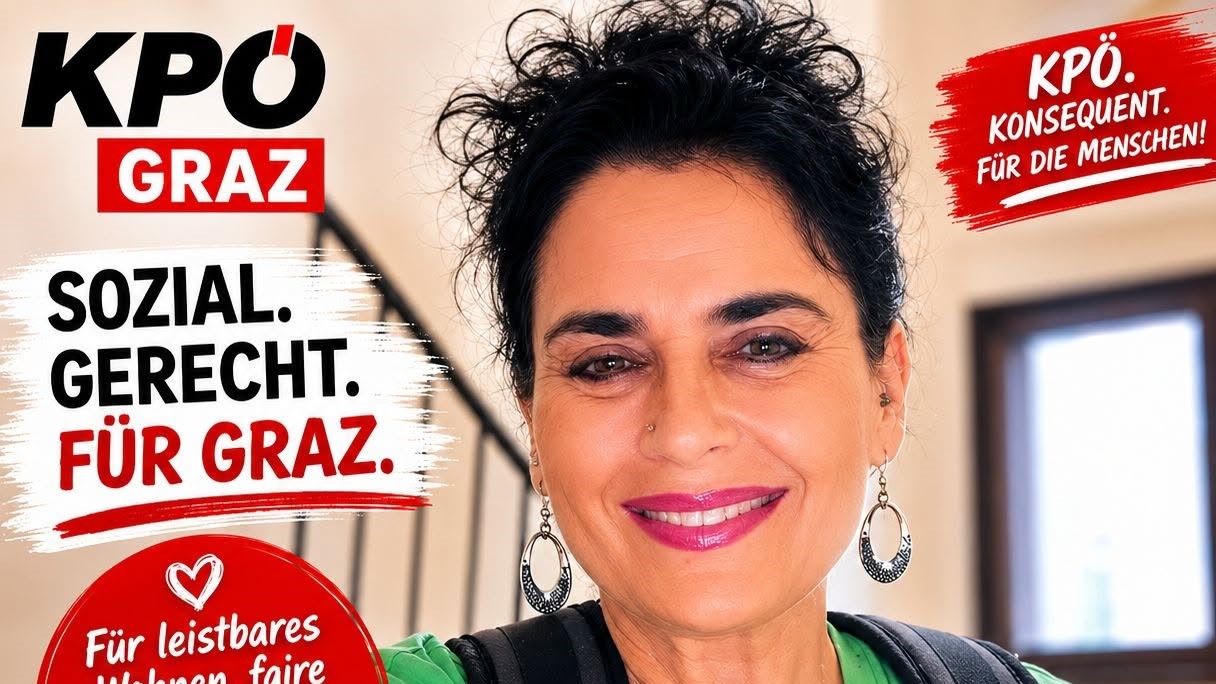 Miki Ramadani kandidate e Partisë Komuniste për Këshillin Komunal në Graz