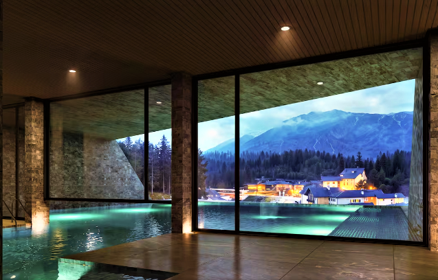 Resort luksoz dhe banja termale  investim 200 milionë frangash në Alpet zvicerane